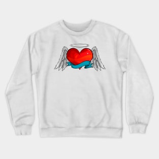 heart angel Crewneck Sweatshirt